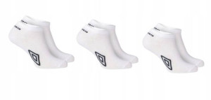 Skarpetki stopki Umbro [TCGX3BL] białe 3PAK