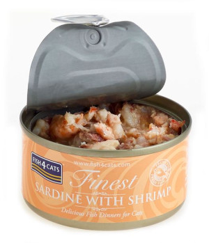 Fish4Cats - Finest Sardine with Shrimp (70g)