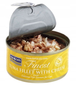 Fish4Cats - Finest tuna fillet with cheese (70g)
