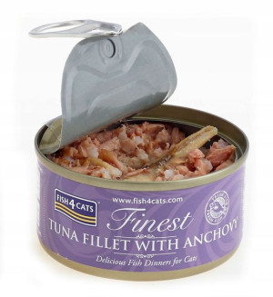 Fish4Cats - Filet tuńczyka z anchois (70g)