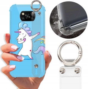 Etui Antishock Pasek do XIAOMI POCO X3 Bajki Wzory