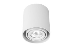 Elsa lampa sufitowa tuba kierunkowa okrągła biała
