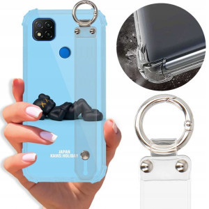 Etui Antishock Pasek do XIAOMI REDMI 9C Miś Wzory