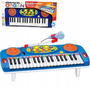 PIANINO ORGANY Duże MIKROFON Nagrywanie KEYBOARD