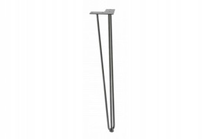 Noga Meblowa Stołowa Arto Gtv 71cm 3 Pręty Czarny Mat Loft