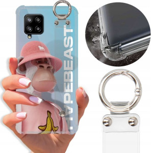 Etui Antishock Pasek do SAMSUNG A42 5G Misie Wzory