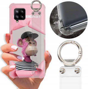 Etui Antishock Pasek do SAMSUNG A42 Misie Wzory