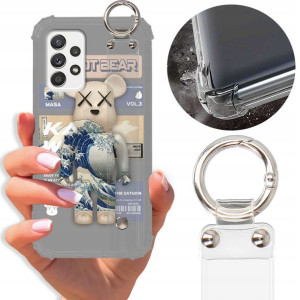 Etui Antishock Pasek do SAMSUNG A52 4G Misie Wzory