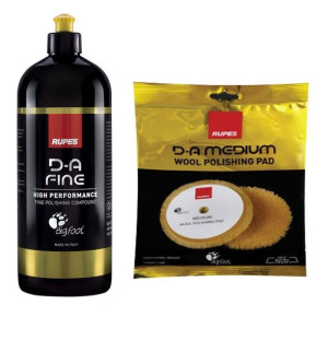Rupes Zestaw Polerski Pasta 1l + Futro Polerskie