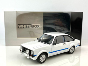 Ford Escort MKII RS 1800 White/Blue WhiteBox 1:24