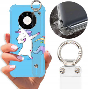 Etui Antishock Pasek do HUAWEI MATE 40 Bajki Wzory