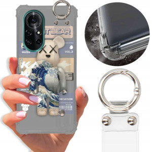 Etui Antishock Pasek do HUAWEI NOVA 8 5G Miś Wzory