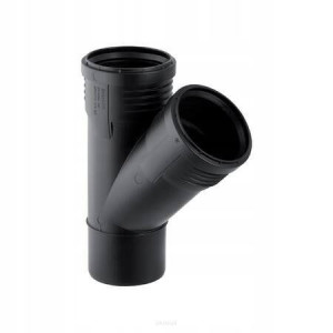 Geberit Mepla trójnik PP GTEA 45G d40-40° Silent