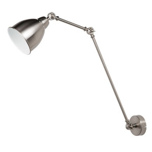 Lampa ścienna srebrna MISSISSIPPI L