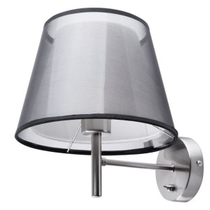 Lampa ścienna szara COLUMBIA