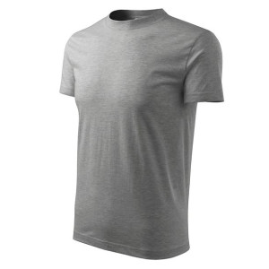 Koszulka T-shirt Bawełniana Unisex Malfini Ciemnoszary Melanż - Rozmiar M