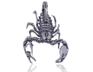 Wisiorek Wisior Duży Skorpion Srebrny Srebro 925