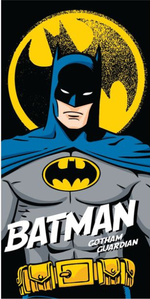 Ręcznik kąpielowy BATMAN duży 140x70 fast-dry