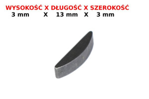 Klin Wału Gy6-50 Skuter Baotian Barton Benzer Italjet Romet Router Quantum