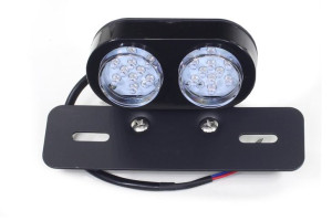 Lampa Tył Led Motocyklowa Z Podstawą Pod Tablicę Rejestracyjną