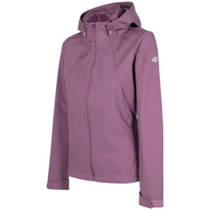 Kurtka damska 4f softshell jasny fiolet h4z22 sfd001 52s