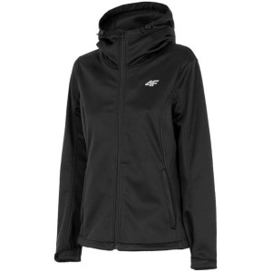 Kurtka damska 4f softshell głęboka czerń h4z22 sfd350 20s