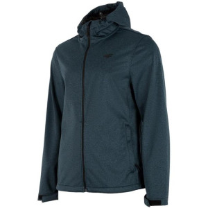 Kurtka męska 4f softshell ciemny granat melanż h4z22 sfm350 30m