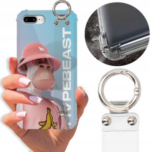 Etui Antishock Pasek do IPHONE 7/8 PLUS Miś Wzory