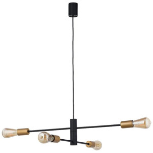 Lampa Wisząca Żyrandol Led Nowodvorski Rotor Czarna, Stal 7935