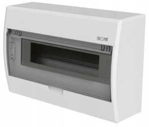 Skrzynka Elegant Rn 1/12 Pe+n Ip40 Biały/dymny.