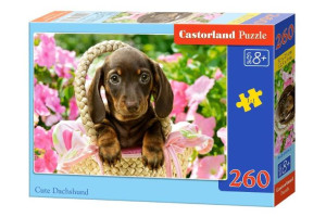 Puzzle 260 el. Cute Dachshund
