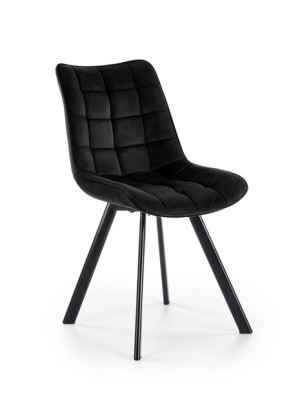 Krzesło tapicerowane K332 velvet czarny