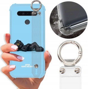 Etui Antishock Pasek do LG K51S Case Misie Wzory