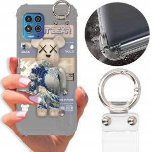 Etui Antishock Pasek do MOTOROLA G100 Misie Wzory