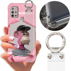 Etui Antishock Pasek do MOTOROLA G30 Misie Wzory