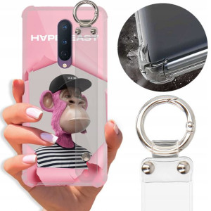 Etui Antishock Pasek do ONEPLUS 8 Case Misie Wzory