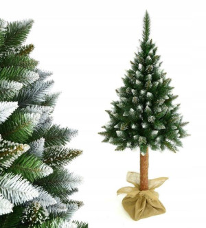 Choinka Sztuczna Na Pniu Sosna Diamentowa Duża 180cm Premium