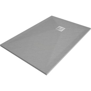 Mexen Stone+ brodzik kompozytowy prostokątny 100 x 80 cm, szary - 44618010