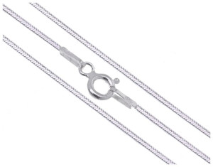 Łańcuszek Damski Srebrny 925 Żyłka Linka 1mm 50cm