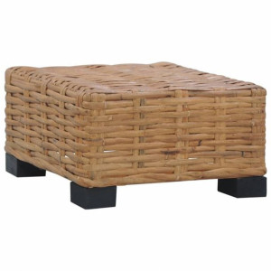 Stolik Kawowy Stół Ława Mały Rattanowy 47x47x28 Cm