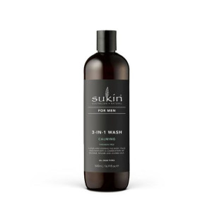 Sukin, For Men Kojący Żel pod prysznic 3w1 500ml