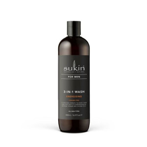 Sukin For Men Żel pod prysznic 3w1 Energetyzujący