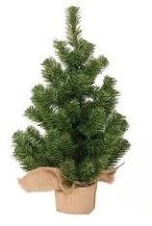 Choinka Sztuczna Mała Ozdobna Na Biurko Juta 50cm