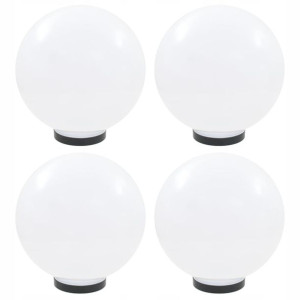 Lampa Led Zewnętrzna Ogrodowa Kula 4 Szt.