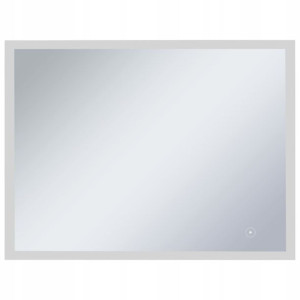 Lustro Łazienkowe Podświetlane Led Dotyk 80x60 Cm
