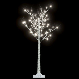Drzewko Świecące Świąteczne Lampki Led Białe 1,2m