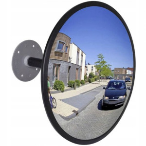 Lustro Drogowe Magazynowe Parkingowe + Uchwyt 30cm