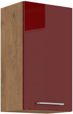 VITO szafka kuchenna 40/72/31 40cm bordo połysk Vigo górna