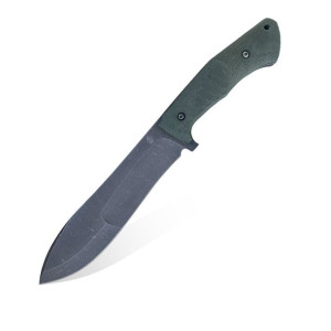 Nóż Sliwkosky Knives Nessy | Sleipner | Green Canvas Micarta
