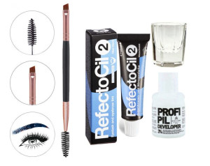 RefectoCil henna zestaw do brwi 2 Blue Black